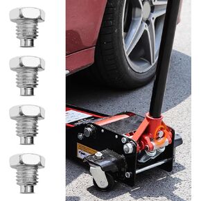 4PCS Car Jack Handle Bolts, Jack Handle Screw, Horizontal Car Floor Jack Tiny Spare Parts, 3 Ton 4 Ton Horizontal Floor Jack Pressure Rod Fixed Screw for Hydraulic Top Handle (4PCS)