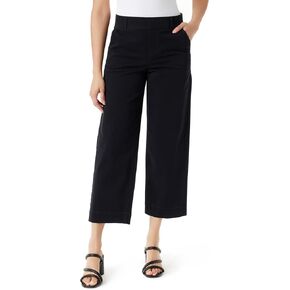 Gloria Vanderbilt Women's Shape Effect Pull on High Rise Wide Leg Crop Standard