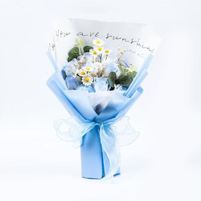 QIAOMEIR Eternal Bouquet Gift Box for Roses, Birthday Gifts, Valentine's Day, Anniversaries, Thanksgiving, Mother's Day, Special Gifts for Mothers and Girlfriends (pink bouquet)