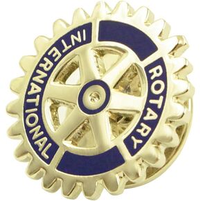 Rotary International Club Enamel Pins, Metal Soft Enamel Emblem Badges Lapel Pin for Badge Jewelry Hats Clothes
