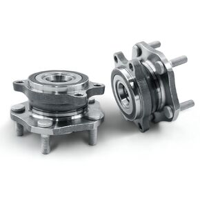 513357 2PCS Front Wheel Bearing and Hub Assembly with 5-Lug Fits for Nissan Rogue 2014-2023, Rogue Sport 2017-2022, Qashqai 2017-2018