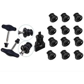 12 PCS Oil Drain Plug, Compatible with Volkswagen 1.8L 2.0L, Audi A3 A4 A5 A6 Q7 S3 TT, Volkswagen Beetle, Golf/GTI/Sportwagen/Passat, Tiguan 06L103801 06L103801D 06L-103-801 06L-103-801D
