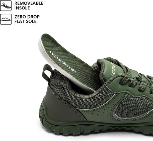 Hobibear Womens Barefoot Shoes | صندوق إصبع القدم الواسع | حذاء رياضة مريح يركض in Kuwait