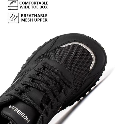 Hobibear Womens Barefoot Shoes | صندوق إصبع القدم الواسع | حذاء رياضة مريح يركض in Kuwait