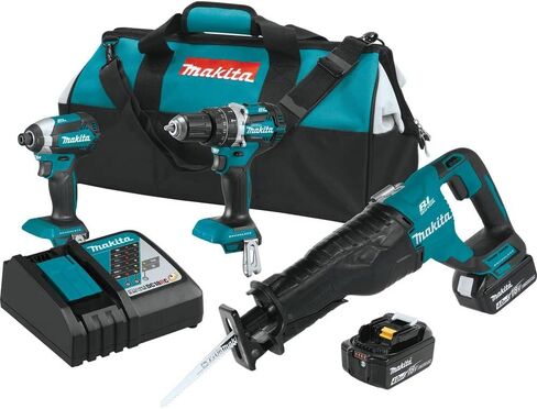Makita XT328M 4.0 Ah 18V LXT Lithium-Ion Brushless Cordless Combo Kit, 3 Piece in Kuwait