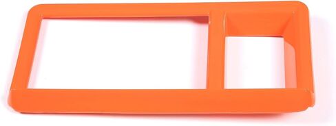 for Ford Maverick 2022 2023 2024 Dashboard GPS Navigation Panel Frame Trim Cover Decoration Car Interior Accessories (Orange) in Kuwait
