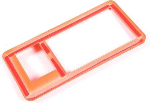 for Ford Maverick 2022 2023 2024 Dashboard GPS Navigation Panel Frame Trim Cover Decoration Car Interior Accessories (Orange) in Kuwait