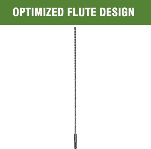 HLOFIZI 3/16 "لقم ثقب البناء 6" SDS Plus مطرقة مثقاب، 3/16 بوصة مثقاب خرسانة للكتل والطوب والحجر، 6 عبوات in Saudi Arabia