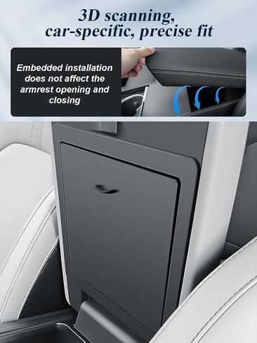 Bibibo لعام 2026 ، منظم وحدة التحكم في مركز هوندا جواز السفر لعام 2026 Honda Passport Armrest Box Hidden Storage Box Secret Cretert Tray 2026 Passport Console Glove Pallet Organizer in Kuwait