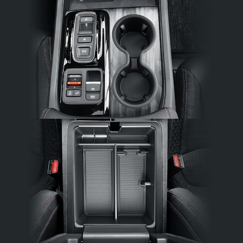 Bibibo لعام 2026 ، منظم وحدة التحكم في مركز هوندا جواز السفر لعام 2026 Honda Passport Armrest Box Hidden Storage Box Secret Cretert Tray 2026 Passport Console Glove Pallet Organizer in Kuwait