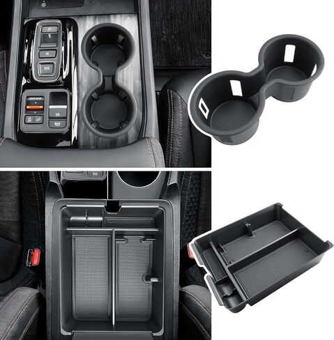 Bibibo لعام 2026 ، منظم وحدة التحكم في مركز هوندا جواز السفر لعام 2026 Honda Passport Armrest Box Hidden Storage Box Secret Cretert Tray 2026 Passport Console Glove Pallet Organizer in Kuwait