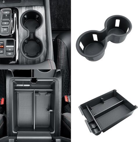 Bibibo لعام 2026 ، منظم وحدة التحكم في مركز هوندا جواز السفر لعام 2026 Honda Passport Armrest Box Hidden Storage Box Secret Cretert Tray 2026 Passport Console Glove Pallet Organizer in Kuwait