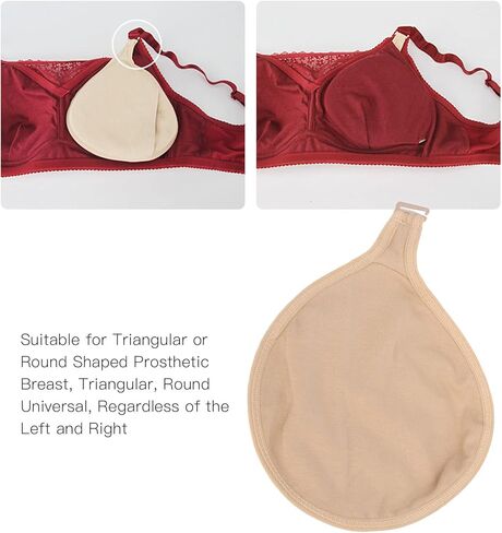 Protective Pocket, Prosthetic Pocket, Soft Breathable Prosthesis Pocket, Mastectomy Protective Bags for Women (M) in Saudi Arabia