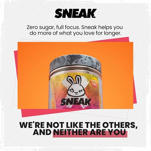 SNEAK Energy Drink Powder | Cola | No Sugar. No Nasties. Just Natural Caffeine, Focus-Boosting Nootropics | 40 Servings in Saudi Arabia