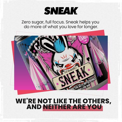 SNEAK Energy Drink Powder | Cola | No Sugar. No Nasties. Just Natural Caffeine, Focus-Boosting Nootropics | 40 Servings in Saudi Arabia