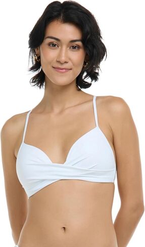 Body Glove Women's Smoothies Kerry Solid Twist Front Bikini Top Swimsuit with Adjustable 2-Way Back Detail in Saudi Arabia