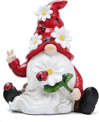 Hodao Ladybug Spring Gnomes Decorations for Home Table ، Porch ، Garden Yard Ladybug elf elf decor in Kuwait