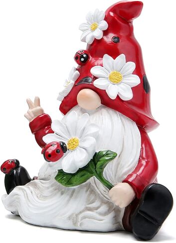 Hodao Ladybug Spring Gnomes Decorations for Home Table ، Porch ، Garden Yard Ladybug elf elf decor in Kuwait