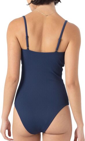 Roxy Women's One Piece Swimsuit – Bandeau Bathing Suit, Tummy Control, Removable Cups, Quick-Dry Fabric in Saudi Arabia