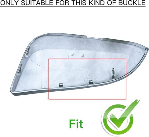 Passenger Right Side Mirror Cover Cap Compatible with Toyota Rav4 2015-2018 XLE SE LTD Gray in Kuwait