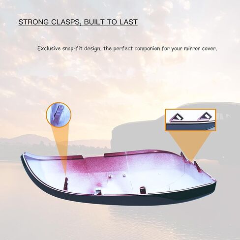 Passenger Right Side Mirror Cover Cap Compatible with Toyota Rav4 2015-2018 XLE SE LTD Gray in Kuwait