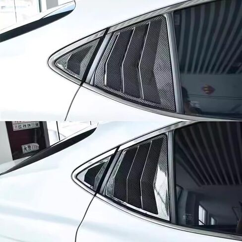 ل Toyota Camry 9th Gen 2025 2026 نمط السباق النافذة الجانبية الجانبية اللوحة مغرفة الجوية غطاء لوحة تلقائي تلقائي التزيين الخارجي إكسسوارات 4pcs (أسود مشرق) in Kuwait