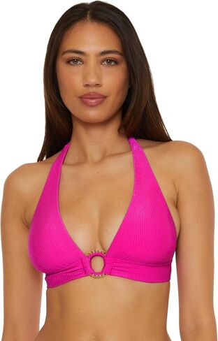 Becca Women's Monte Carlo Halter Bikini Top ، قابل للتعديل ، ربطة عنق ، تفصل ملابس السباحة in Kuwait