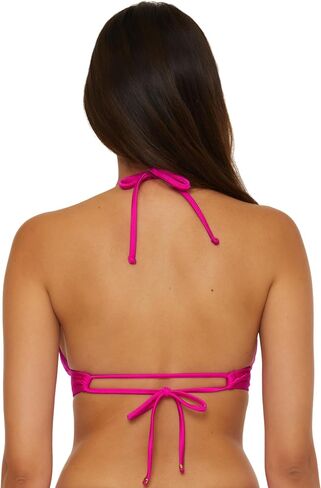 Becca Women's Monte Carlo Halter Bikini Top ، قابل للتعديل ، ربطة عنق ، تفصل ملابس السباحة in Kuwait