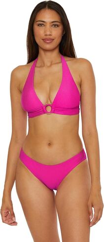 Becca Women's Monte Carlo Halter Bikini Top ، قابل للتعديل ، ربطة عنق ، تفصل ملابس السباحة in Kuwait