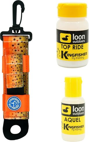 Loon Outdoors Combo Pack - Floatant and Desicant with a Kingfisher Combo Holder in Saudi Arabia