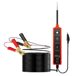 12V Power Circuit Probe Tester, Car Relay Tester Automotive Circuit Tester Car Electrical Tester Automotive Multimeter Tester Car Short Circuit Finder 6-24V Dc Tester Pen