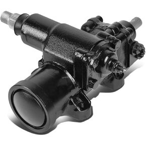 DNA MOTORING LEPOW-036 Painted Black Steel Power Steering Gearbox Replacement