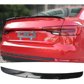 جرب الشفاه الجذع الخلفي يناسب الجناح لـ Audi S4 A4 B9 Quattro/S-Line 2017 2018 2019 2020 2021 2022 2023 2024 Sedan Blade Style