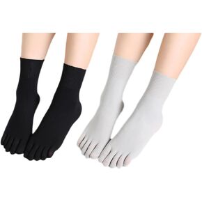 Cool Ladies' Five-Toe Socks Velvet Breathable Elasticity Toe-Separating Promotes Blood Circulation Relieves Fatigue