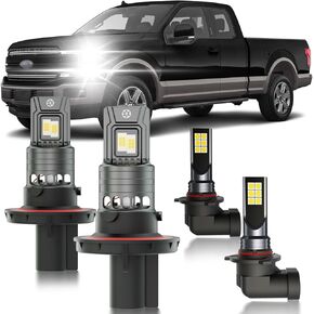 لعام 2004-2014 ، تحرير مصابيح Ford F150 Fog Lights ، 4 مساءً فائقة الحزمة ذات الأضواء المزدوجة ذات 4 مساءً