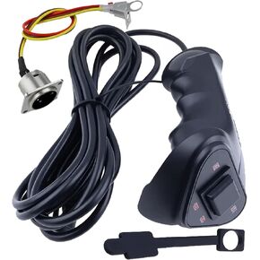 وحدة تحكم عن بُعد من Winch Hand مع قبضة مريحة وتجميع مقبس التحكم في ATV UTV Trailer 500A 12000LB Winch ، Universal Electric Winch Remote Controller