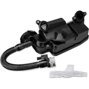 Oil Separator Assembly PCV CCV Vent Valve Engine Crankcase Compatible with Ford 2011 2012 2013 2014 2015 2016 F-250 F-350 F-450 F-550 Super Duty 6.7L V8 Powerstroke Diesel Replaces# DC3Z6A785C