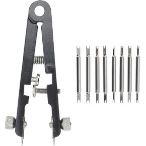 VOCOSTE Watch Band Remover Tool, Spring Bar Plier With10 Pins, Spring Bar Tool for Watch Band, Precise Watch Bracelet Remover, Watch Strap Adjuster Tool Remove Kit for All Watch