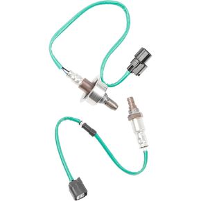 Dasbecan 2PCS Axygen Sensor 234-9091 234-4462 متوافق مع 2008-2012 Honda Accord ؛ 2011-2013 ACURA TSX 2.4L APTEREAM & NOWNSTREAM O2 مستشعرات تحل محل# 36531-R40-A01 36532-R40-A01