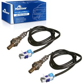 2Pcs Downstream O2 Oxygen Sensor Replacment for 2006 2005 2004 2003 GMC Sierra 1500 Yukon Chevy Silverado 1500 Tahoe Cadillac Escalade Ext Hummer H2 6.0L 4.3L 4.8L 02 Sensor 234-4407 234-4407