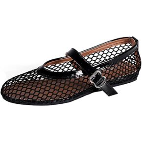 YXCFEWD Ballet Flats Shoes for Women Mary Jane Mesh Ballet Flats for Girls