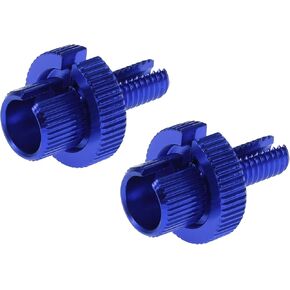 Motorcycle Brake Lever Barrel Adjusters Screws M8 Motorcycle Brake Adjusting Screws Blue 2 Pcs