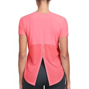 icyzone Workout T-Shirts for Women, Short Sleeve Exercise Running Shirts, Fitness Athletic Yoga Tee Tops Loose Fit in Kuwait