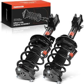 A-Premium Front Pair (2) Complete Strut & Coil Spring Assembly Compatible with Mercedes W203 Series C240 2003-2005, C280 2006-2007, C320 2003-2005, C350 2006-2007, Driver and Passenger Side