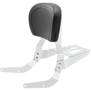 PowerSports Sissy Bar مع رف أمتعة مسند للظهر لـ Kawasaki Vulcan VN1600 Mean Streak Classic Nomad