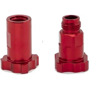 Spray Gun Cup Adapter, 16mm Female Adapter(External M16x1.5 and External M16x1.5), Spray Gun Accessory Replacement 2 Sets,Fits Most Gravity Spray Guns