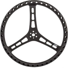 JOE'S 17" FLAT STEERING WHEEL, BLACK