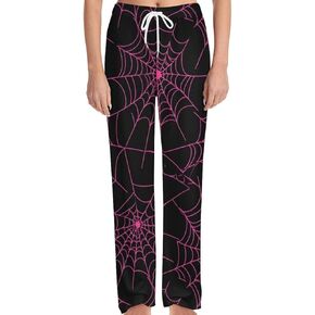 MoBlinko Halloween Cobweb Mens Pj Pants Womens Men's Pajama Pants Men Men's Pajama Bottoms for Gifts