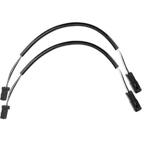 2 Pieces Heated Grips Wire Extension Harness for 2008-2023 Harley Touring & 2016-2023 Harley Softail (12 inch)