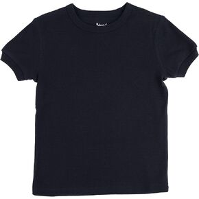 Leveret Short Sleeve Boys Girls Kids & Toddler T-Shirt 100 ٪ Cotton (2-14 سنة) مجموعة متنوعة من الألوان